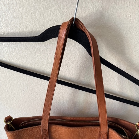 Madewell The zip-top transport bag brown Large size - Picture 5 of 13